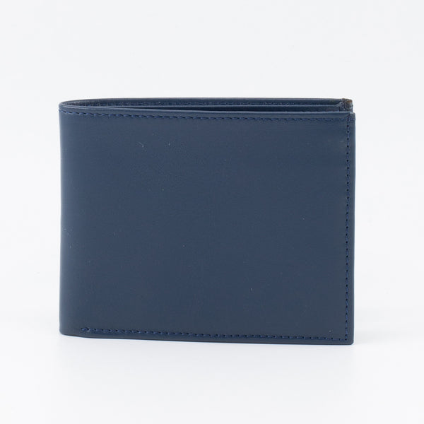A Bifold, Premium Leather Wallet (Blue) - Chicatolia