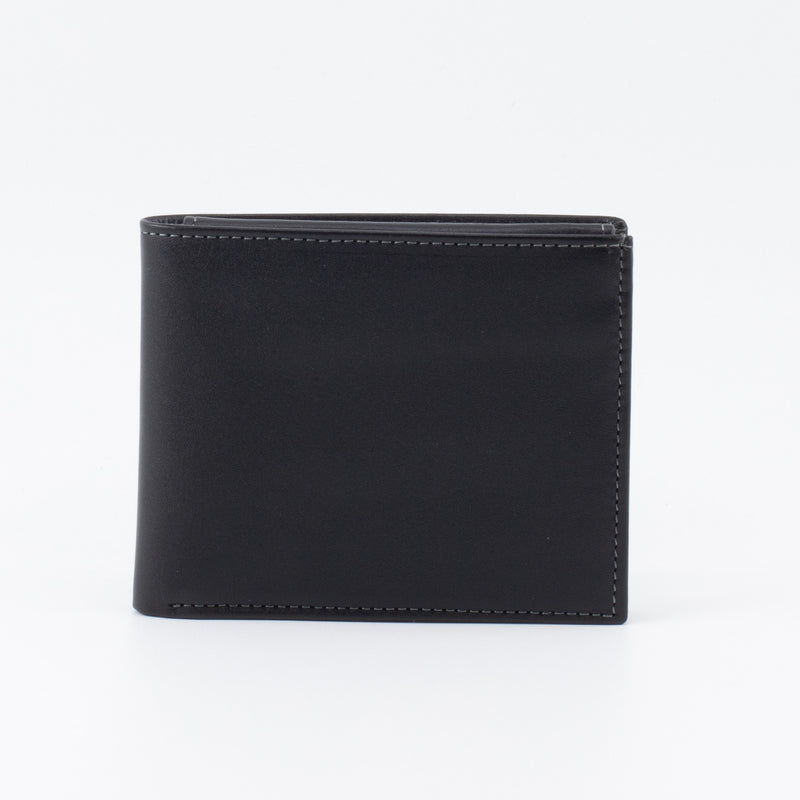 A Trifold, Premium Leather Wallet (Burgundy - Black) - Chicatolia