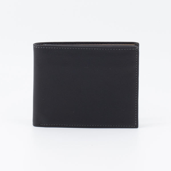 A Trifold, Premium Leather Wallet (Khaki - Black) - Chicatolia
