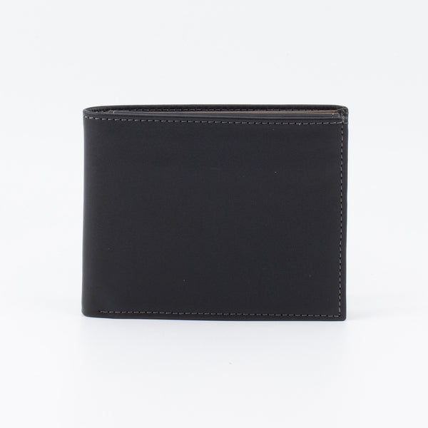 A Bifold, Premium Leather Wallet (Khaki - Black) - Chicatolia