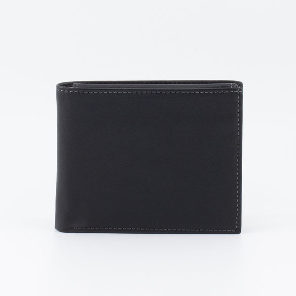 A Bifold, Premium Leather Wallet (Gray - Black) - Chicatolia