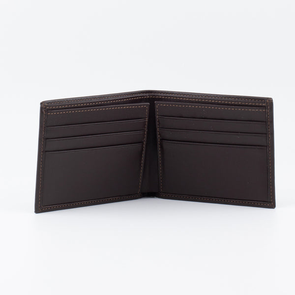 A Bifold, Premium Leather Wallet (Brown) - Chicatolia