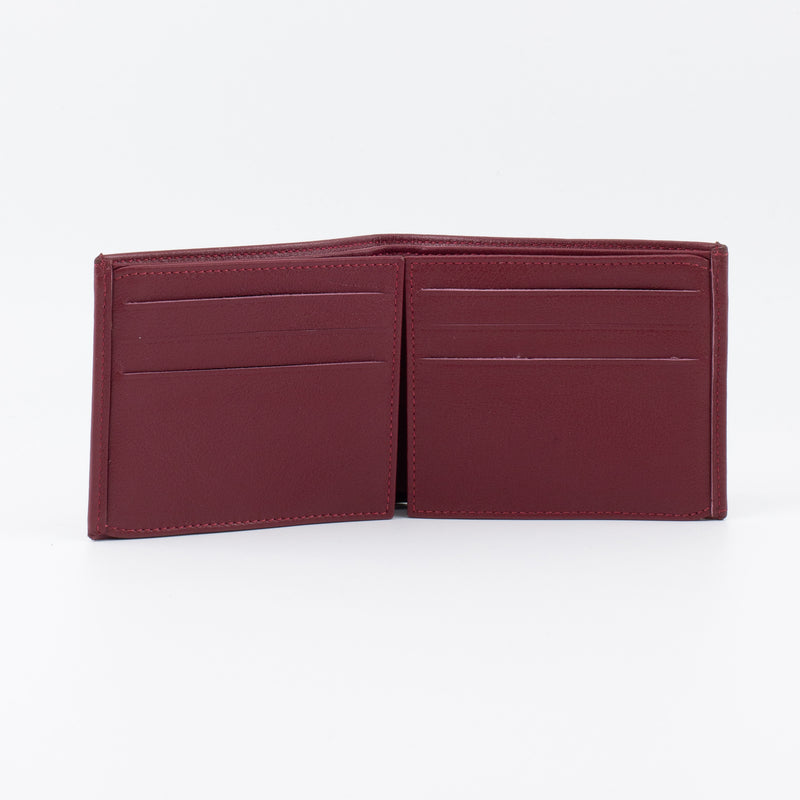 A Multifold, Premium Leather Wallet (Burgundy) - Chicatolia