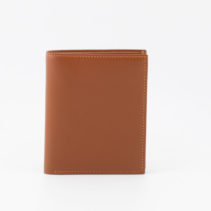 A Trifold, Premium Leather Wallet (Brown) - Chicatolia