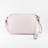 Napa Leather Satchel Crossbody Bag - Powder Pink - Chicatolia