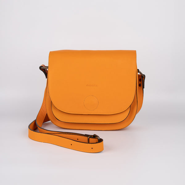 Medium-Sized Crossbody Bag - Orange - Chicatolia