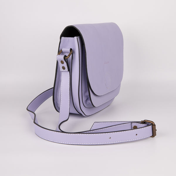 Medium-Sized Crossbody Bag - Lilac - Chicatolia