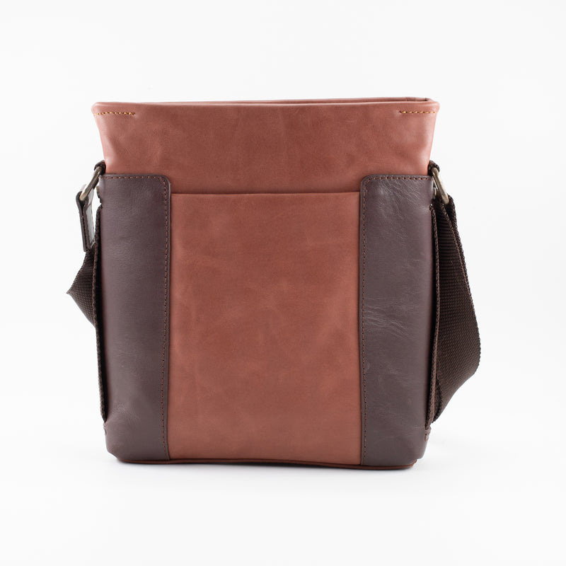 Zipper Brown Leather Briefcase - Chicatolia
